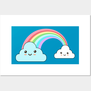 Happy clouds Posters and Art